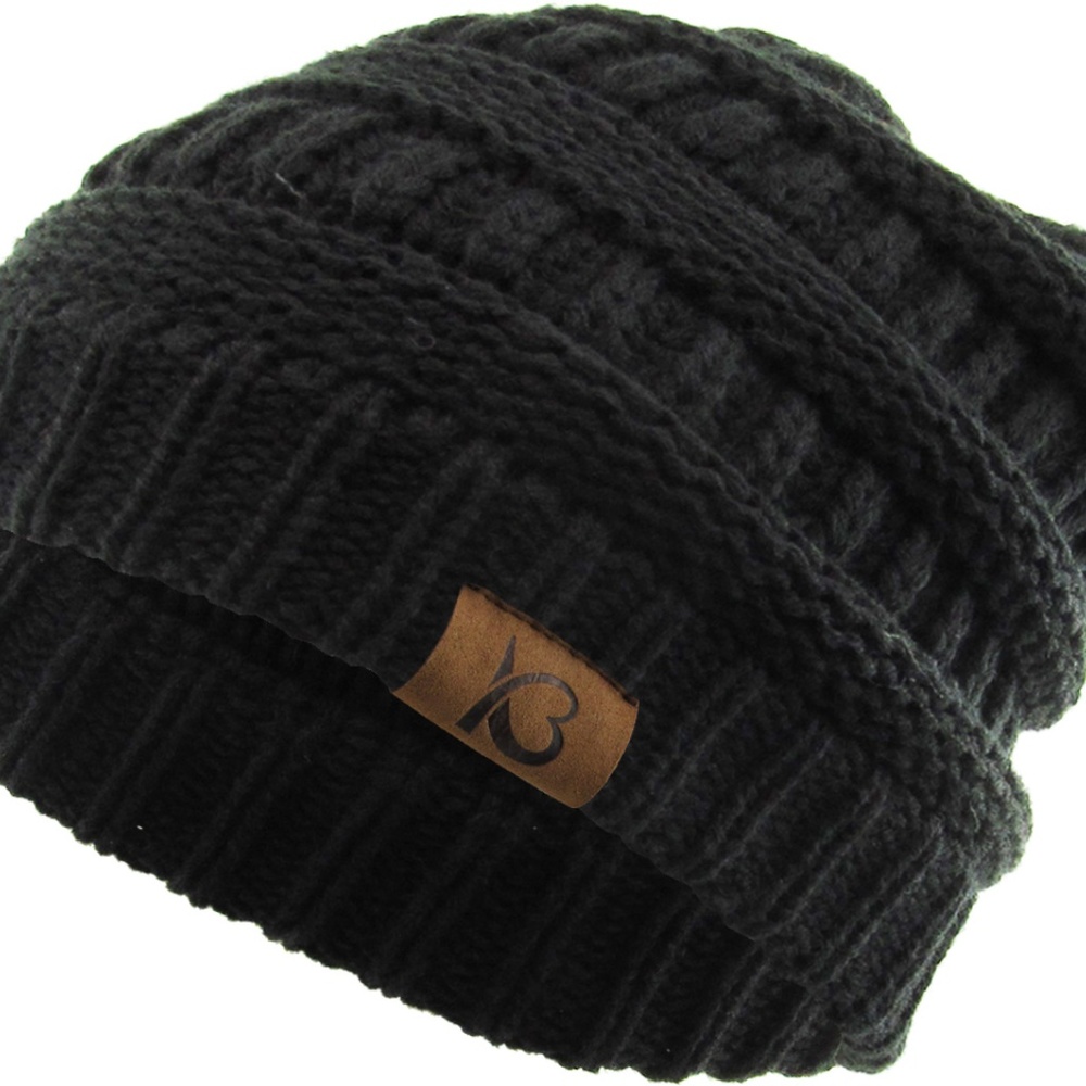 Cable Knit Ribbed Beanie - Picture 2 of 5